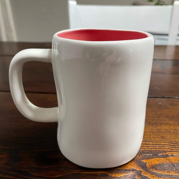 NWOT Rae Dunn Pink/ Coral FUN Artisan Collection by Magenta Coffee Mug Cup - Picture 3 of 7